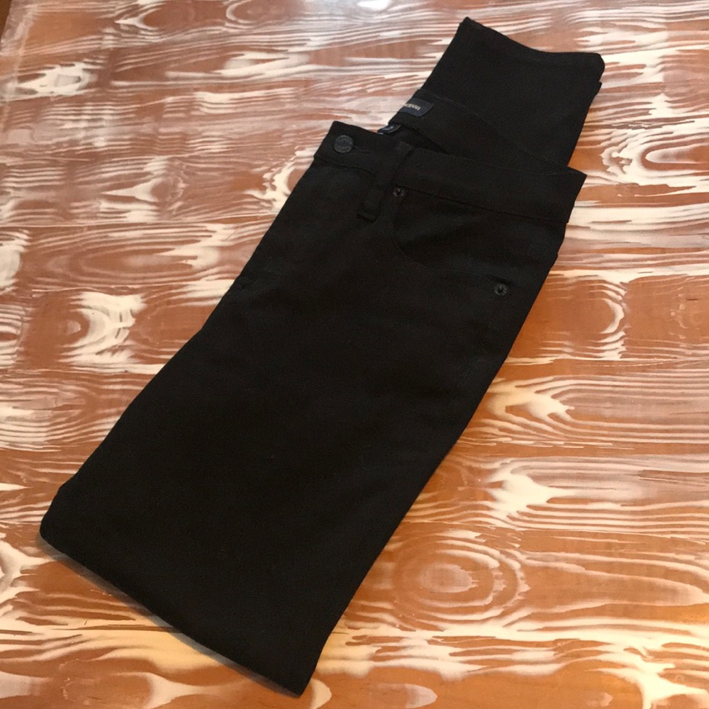 J.Crew 9” High-Rise Toothpick black jeans size 28